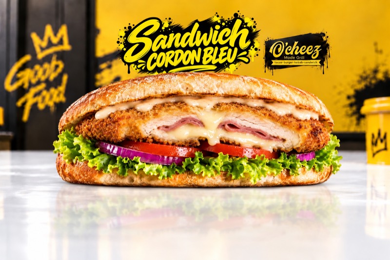 🧀 Sandwich Cordon Bleu