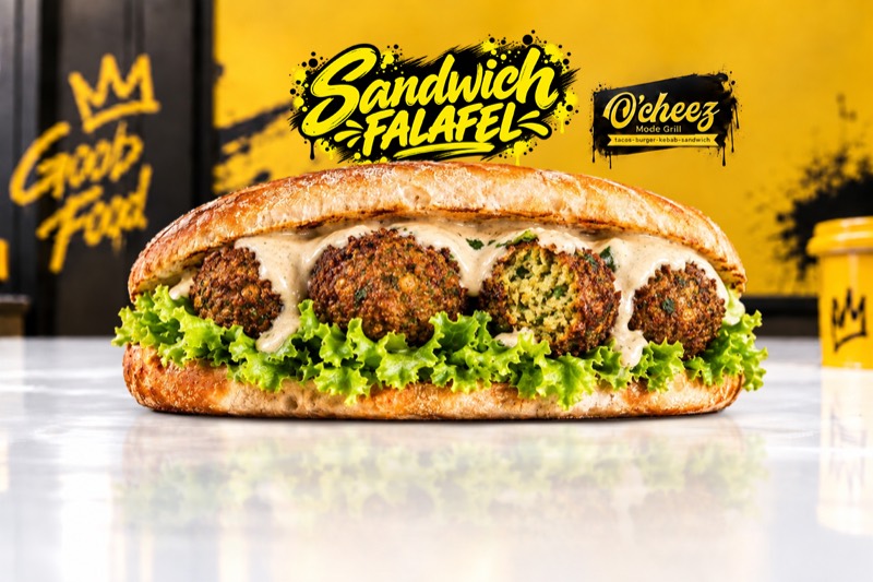 🧇 Sandwich Falafel